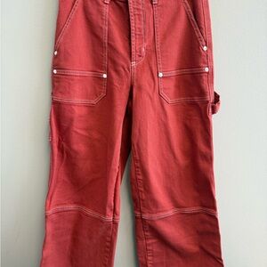 Rails Silverado terracotta wide leg pants 27 carpenter